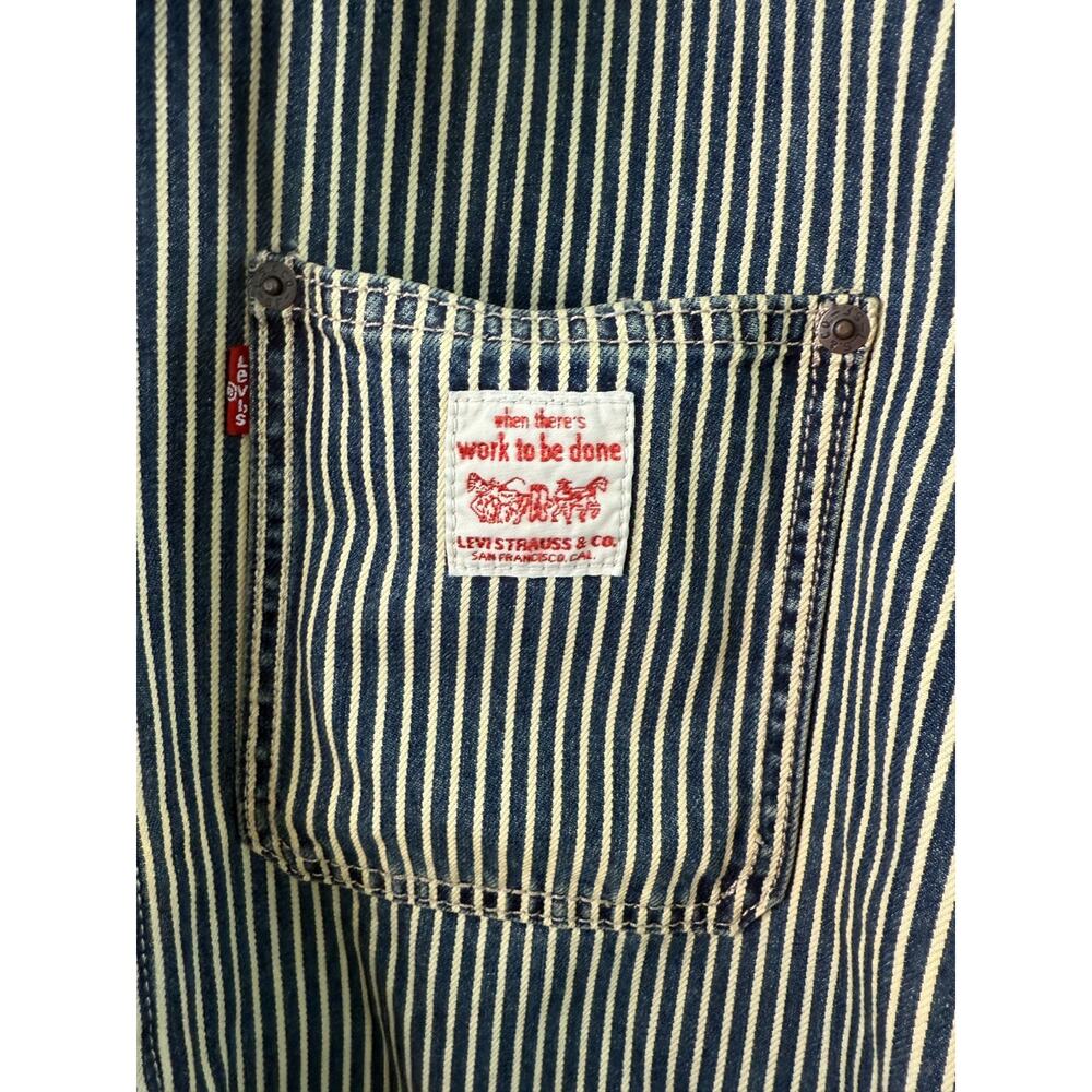 Levi's Workwear Men Relaxed Fit Sunrise Trucker Jeans Jacket  Size XL - Picture 5 of 16